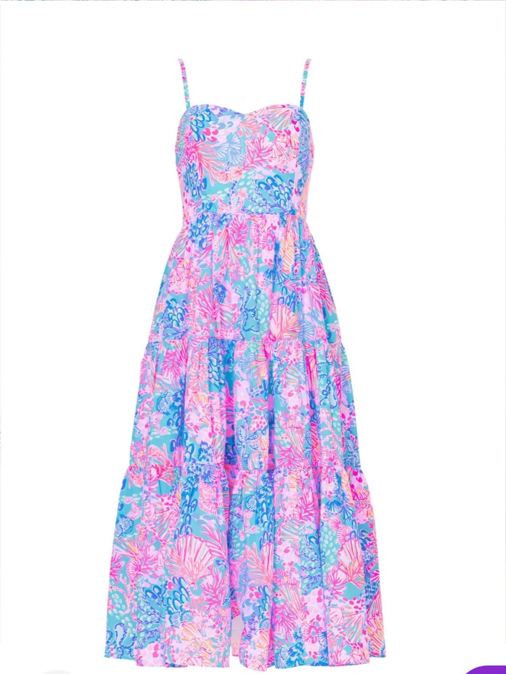 Lilly Pulitzer “Multi Splendor in the Sand” print Maxi/Midi Dress